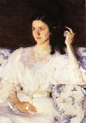 Cecilia Beaux Sita and Sarita(Girl with a Cat) oil